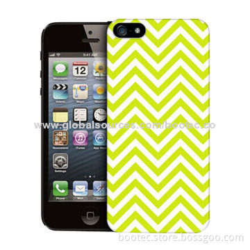 TPU Cases for iPhone 6, Neon Lime Green and Teal Chevron, OEM Orders Welcomed